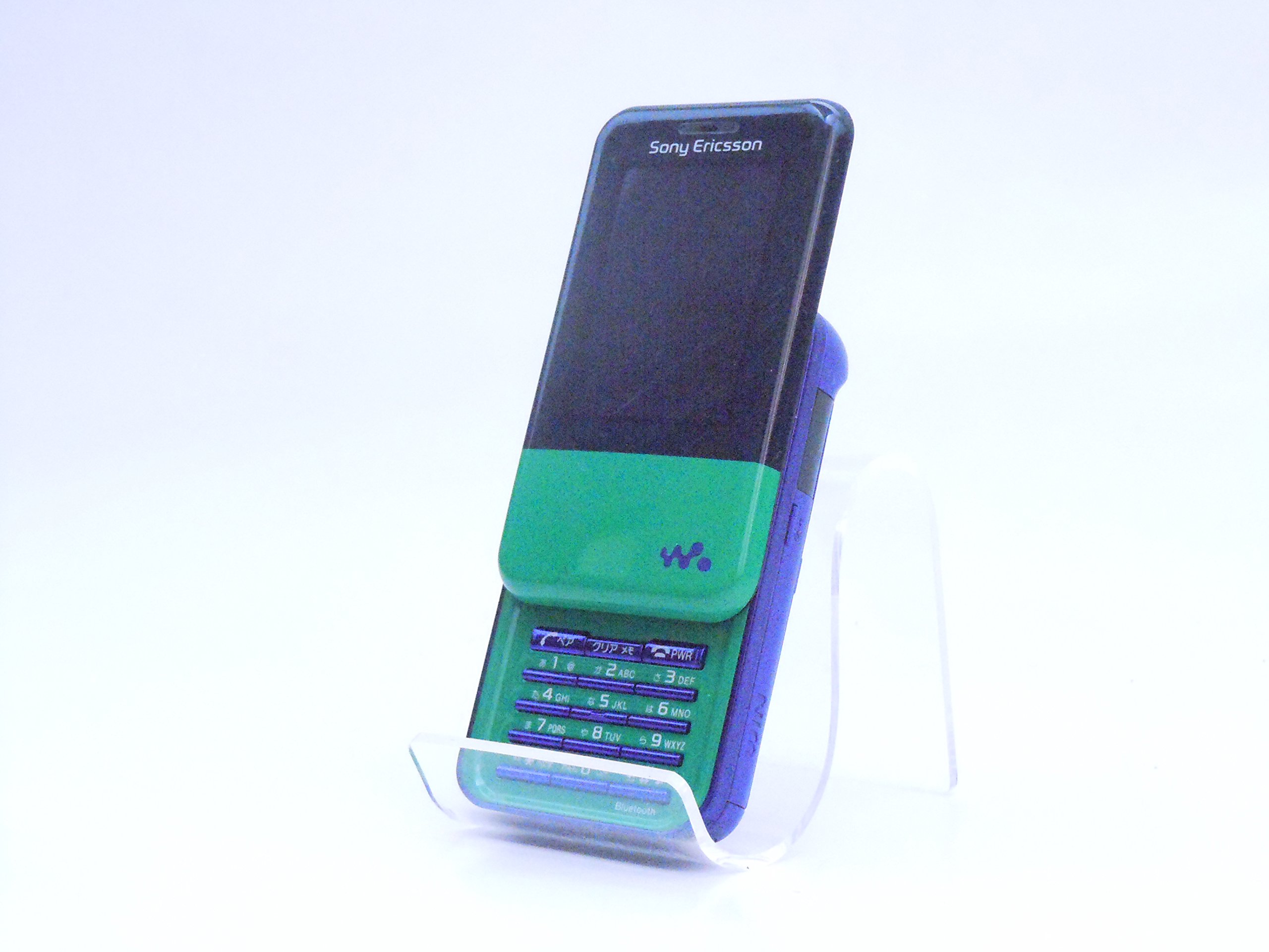Amazon | Xmini (W65S) グリーン×ブルー 携帯電話 白ロム au | 携帯